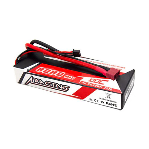 [ܼ] HC8001002XT60 [CNHL] [HC8001002XT60] Racing 8000mAh 7.4V 2S 100C LIPO Battery
