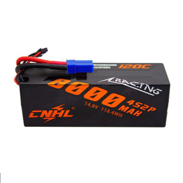 [ܼ] HC8001204XT60 [CNHL] [HC8001204XT60] Racing 8000mAh 14.8V 4S 120C LIPO Battery 