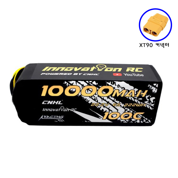 [ܼ] HC6S100XT90 [CNHL] [HC6S100XT90] Racing 10000mAh 22.2V 6S 100C LIPO Battery 輱