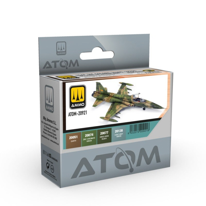 [ܼ] CG20921 [MIG AMMO] CG20921 ATOM 60s-70s USAF TAC Colors Set (also Vietnam Era)