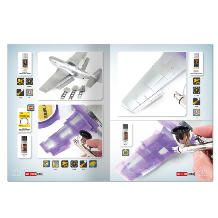 [ܼ] CG6532 [MIG AMMO] CG6532 SOLUTION BOOK 27 - How to Paint Metal Finished Aircraft