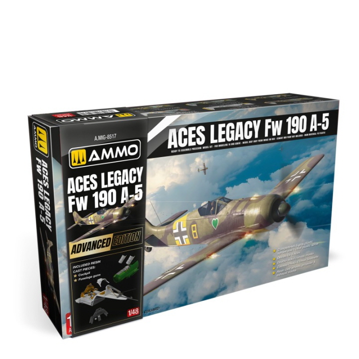 [ܼ] CG8517 [MIG AMMO] CG8517 1/48 Aces Legacy Fw 190 A-5 Advanced Edition