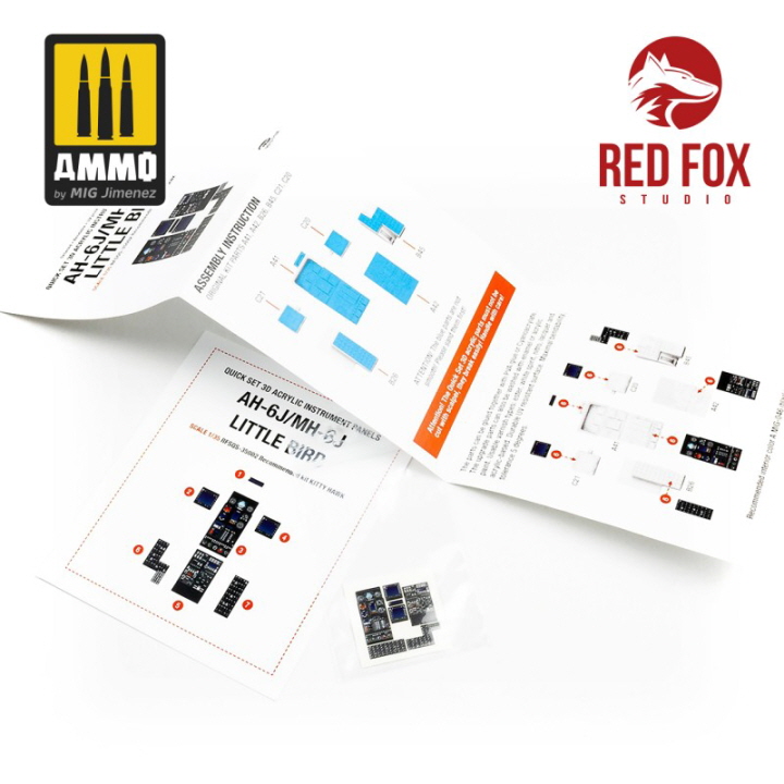 [ܼ] CGRFSQS-35002 [Red Fox] CGRFSQS-35002 1/35 AH-6J/MH-6J Little Bird (for Kitty Hawk Kit)