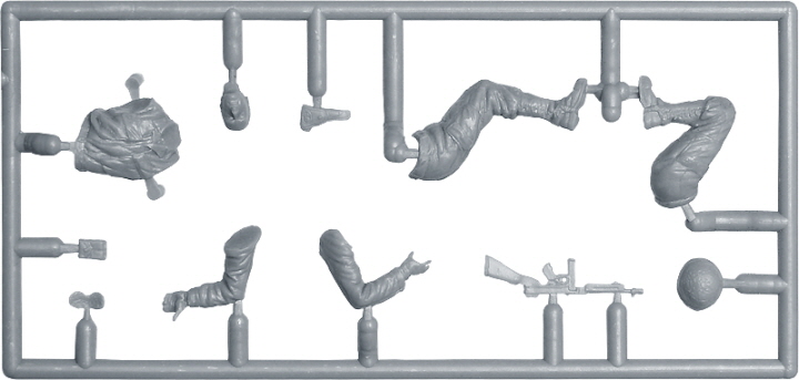 [���ܼ�] BE53068 [Miniart] BE53068 1/35 Rest & Fighting. U.S. Soldiers w/WLA MOTORCYCLES