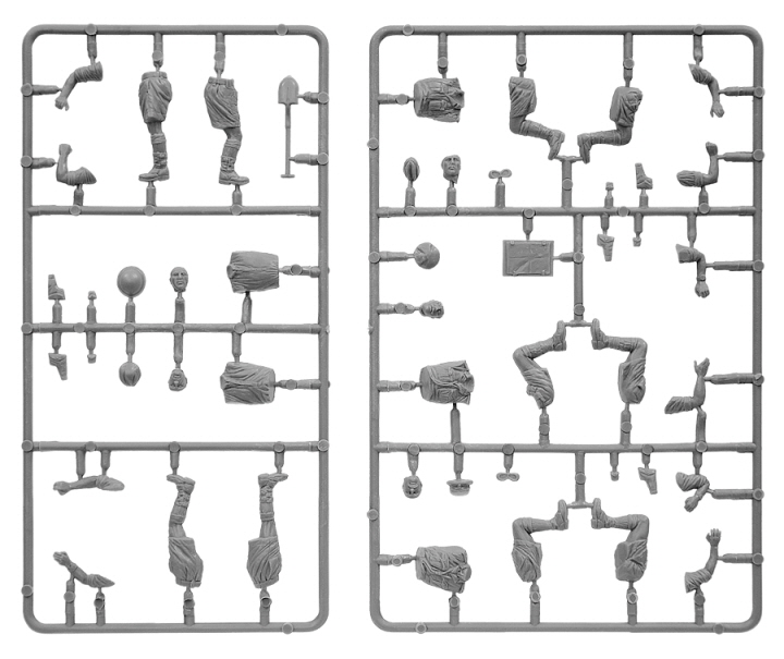 [���ܼ�] BE35469 [Miniart] BE35469 1/35 British Jeep Crew. Special Edition