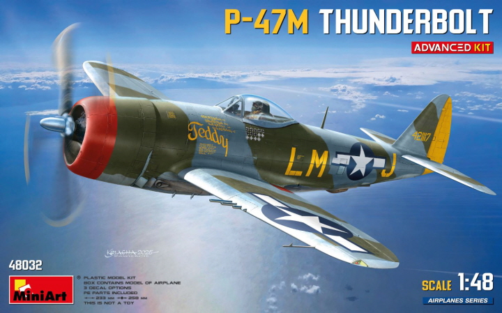 [���ܼ�] BE48032 [Miniart] BE48032 1/48 P-47M Thunderbolt. Advanced Kit