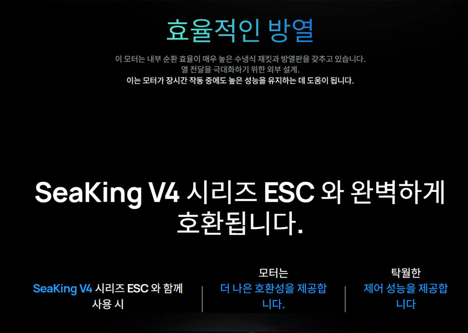 [ܼ] 30419011 [HOBBYWING] SeaKing 2040 SL 5000KV V2 (2S  Ʈ)