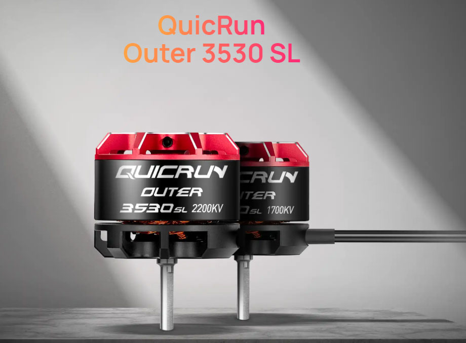 [ܼ] 30404852 [HOBBYWING] QuicRun Outer 3530SL 2200KV 2-4S 