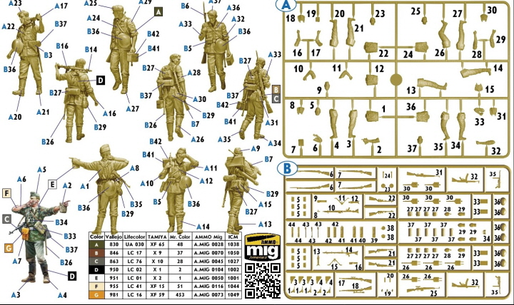 [���ܼ�] CM35249 [MasterBox] CM35249 1/35 Hot Summer 1941. German Infantry.