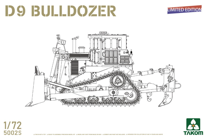 [���ܼ�] BT5002S [Takom] BT5002S 1/72 D9 BULLDOZER (Limited edition)