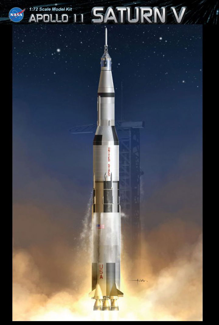 [���ܼ�] BD11017 [Dragon] BD11017 1/72 Apollo 11 Saturn V