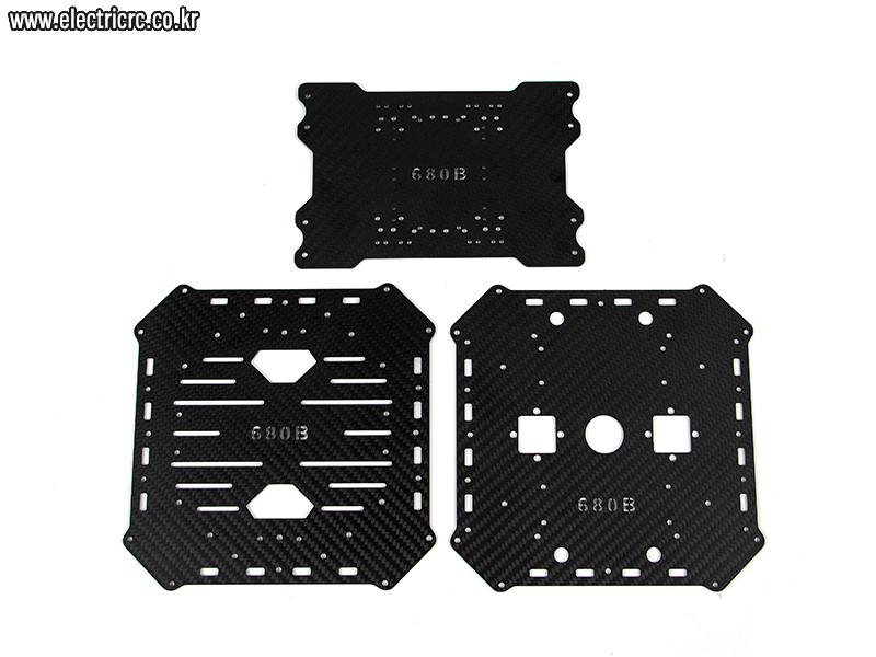[���ܼ�] TL680B-F3 [TR] 680B Quad Carbon Plate Set(Upper/Lower/Battery/3pcs)