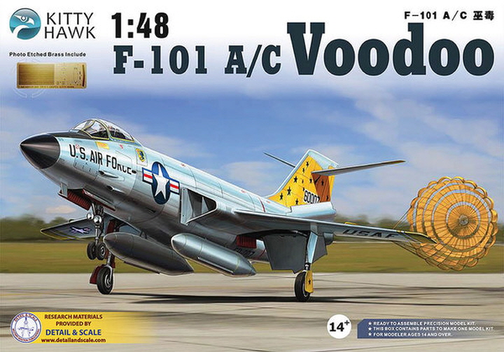 [���ܼ�] CZKH80115 [kitty Hawk] CZKH80115 1/48 F-101 A/C Voodoo