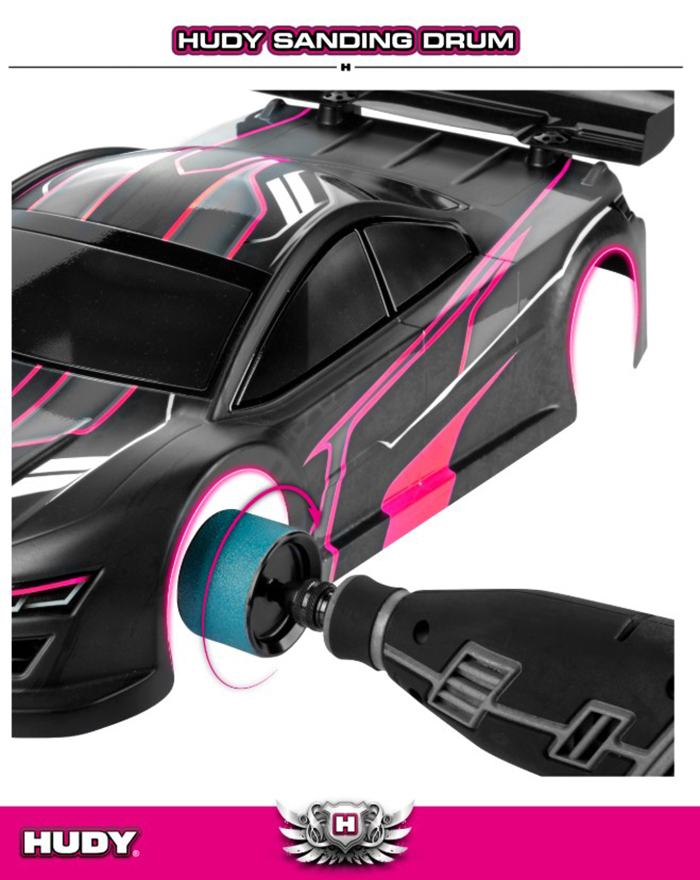 [���ܼ�] 102580 [HUDY] [102580] Professional Aluminum Sanding Drum w/ P120 Grain Medium