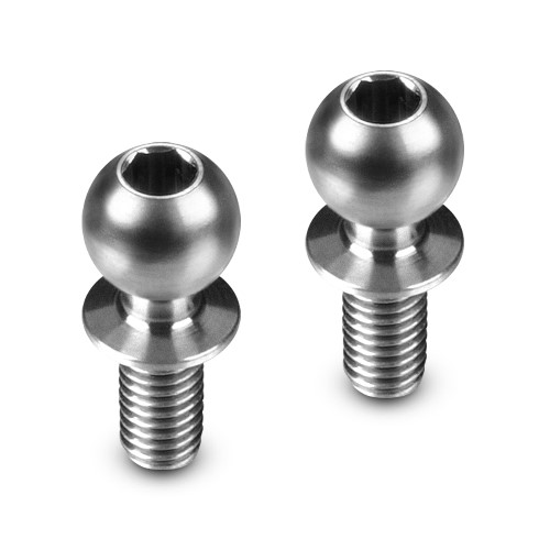 [���ܼ�] 990020 [HUDY] 990020 Titanium Ball Stud D=5.4 / L=10 / S=4.5 / 2mm Hex (2)