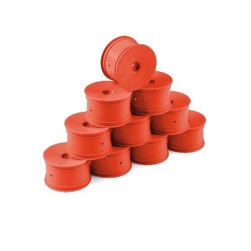 [���ܼ�] 803241-O [HUDY] 803241-O 1/10 Off-Road Wheel 2WD/4WD - Rear - Orange (10)