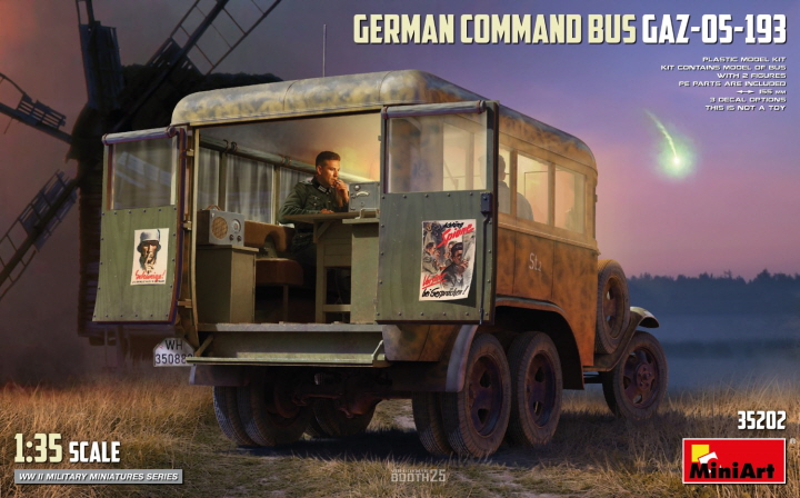 [���ܼ�] BE35202 [Miniart] BE35202 1/35 German Command Bus GAZ-05-193