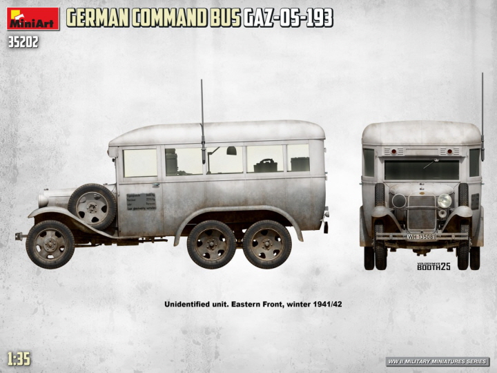 [���ܼ�] BE35202 [Miniart] BE35202 1/35 German Command Bus GAZ-05-193