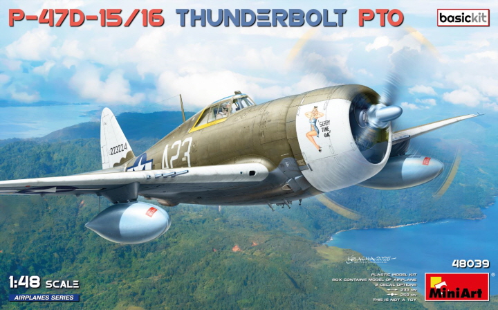 [���ܼ�] BE48039 [Miniart] BE48039 1/35 P-47D-15/16 Thunderbolt. PTO - Basic Kit