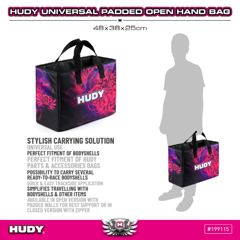 [���ܼ�] 199115 [HUDY] 199115 Universal Padded Open Hand Bag