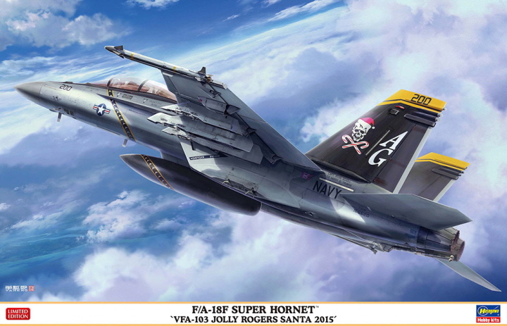 [���ܼ�] BH07560 [Hasegawa] BH07560 1/48 F/A-18F SUPER HORNET VFA-103 JOLLY ROGERS SANTA 2015