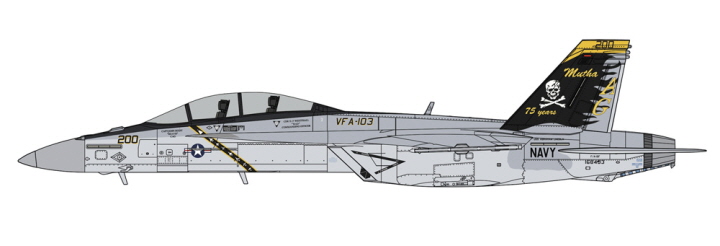 [���ܼ�] BH07552 [Hasegawa] BH07552 1/48 F/A-18F VFA-103 JOLLY Rogers 75th Anniversary