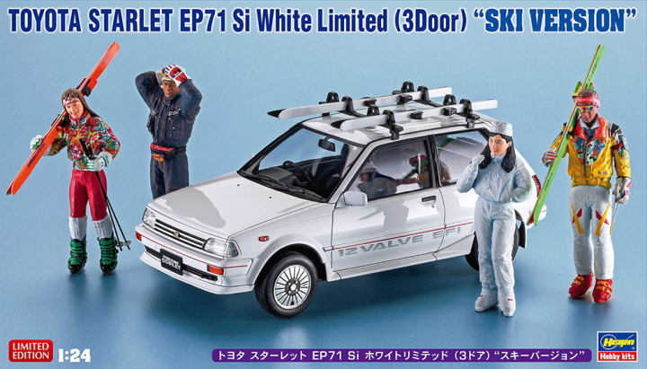 [���ܼ�] BH20610 [Hasegawa] BH20610 1/24 TOYOTA STARLET EP71 Si White Limited (3Door) SKI VERSION