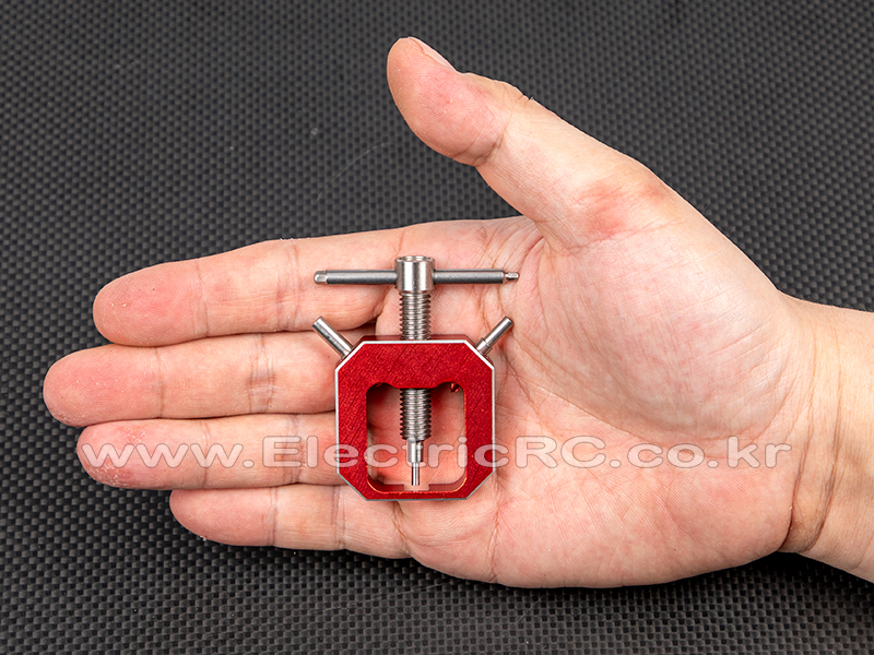 [���ܼ�] SRCAA-635 [TR] Standard Pinion Gear Puller Set (2/3/4mm Head Pin/Red) - High Grade