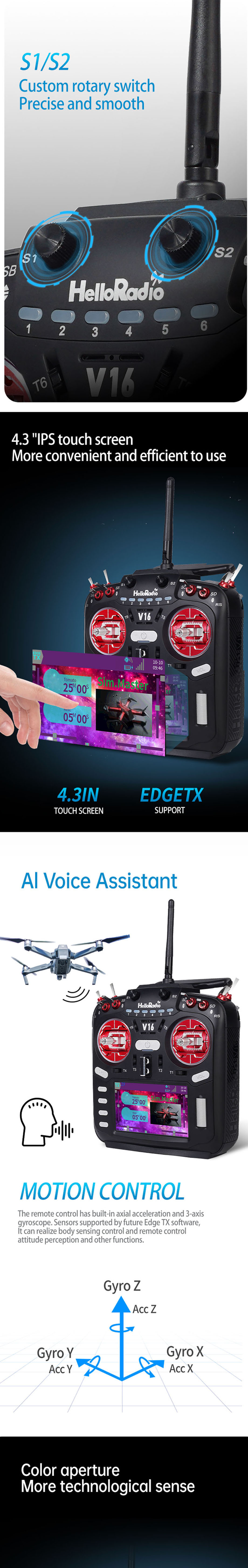 [���ܼ�] V16PRO [HelloRadioSky] V16 PRO ELRS ������ (KC ���� �Ϸ�)