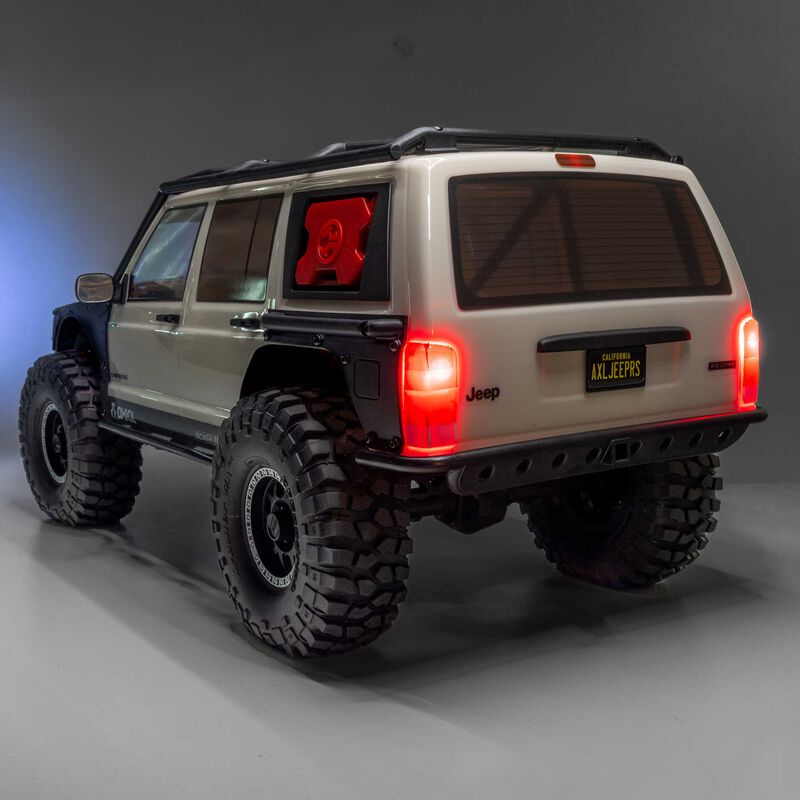 [���ܼ�] AXI-2037T2 [Axial] 1/10 SCX10 III Jeep Cherokee XJ (���� ü��Ű) 4X4 RTR Brushed Rock Crawler, White