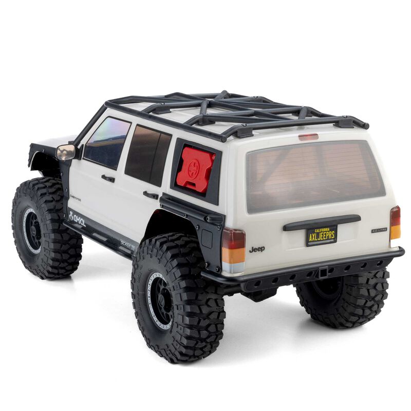 [���ܼ�] AXI-2037T2 [Axial] 1/10 SCX10 III Jeep Cherokee XJ (���� ü��Ű) 4X4 RTR Brushed Rock Crawler, White