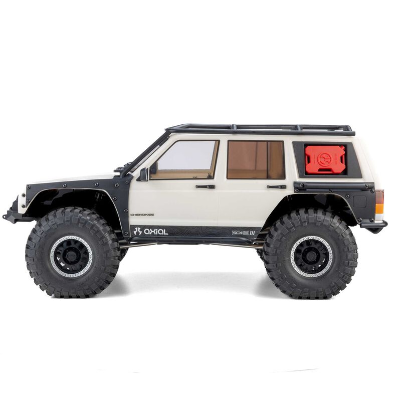 [���ܼ�] AXI-2037T2 [Axial] 1/10 SCX10 III Jeep Cherokee XJ (���� ü��Ű) 4X4 RTR Brushed Rock Crawler, White