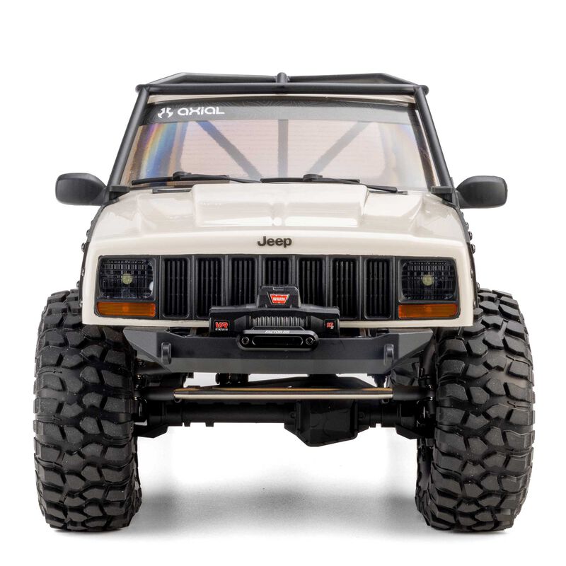 [���ܼ�] AXI-2037T2 [Axial] 1/10 SCX10 III Jeep Cherokee XJ (���� ü��Ű) 4X4 RTR Brushed Rock Crawler, White