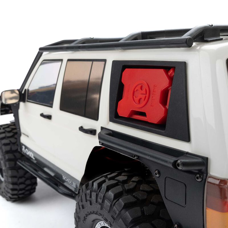 [���ܼ�] AXI-2037T2 [Axial] 1/10 SCX10 III Jeep Cherokee XJ (���� ü��Ű) 4X4 RTR Brushed Rock Crawler, White