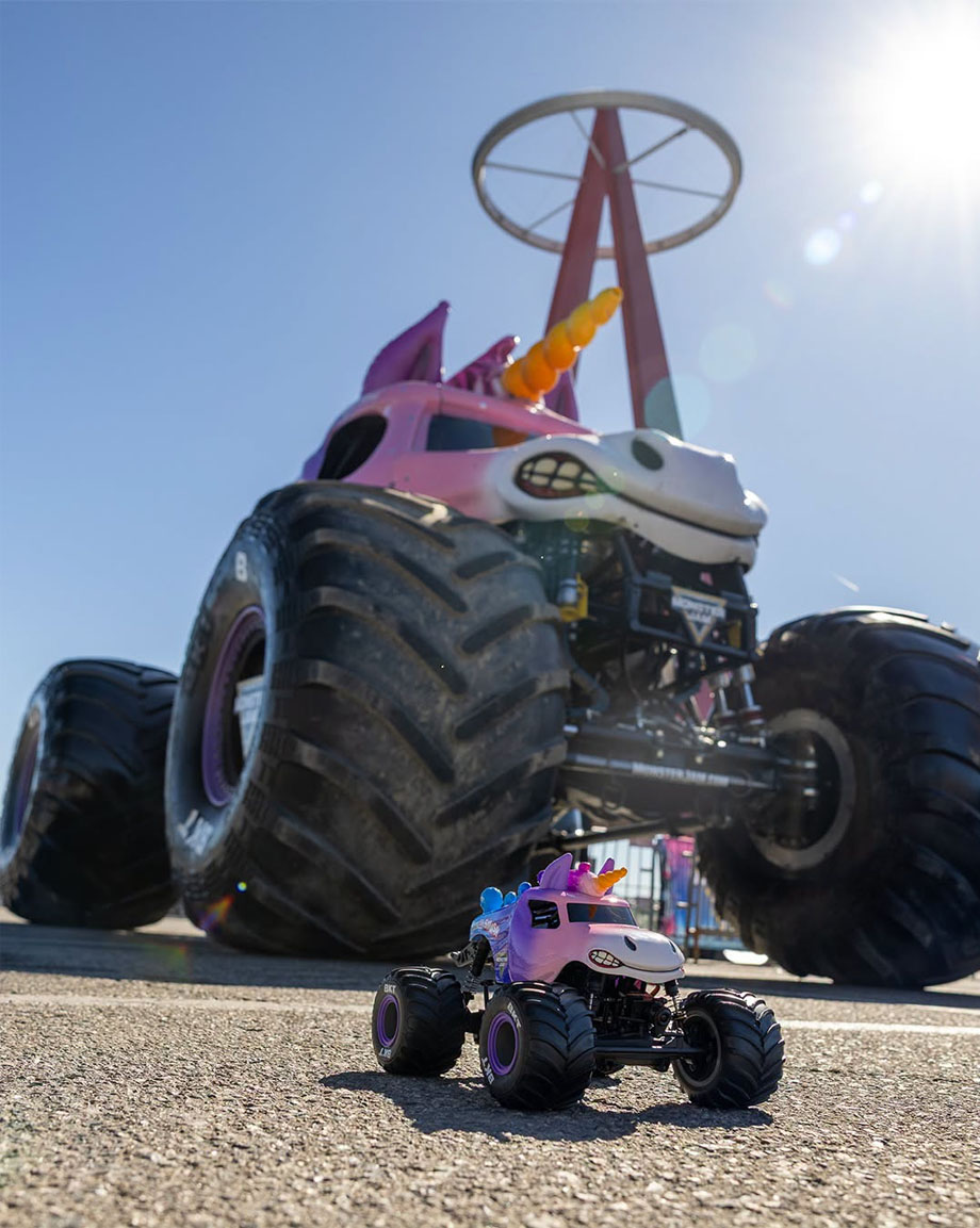[���ܼ�] LOS01026T5 [TEAM LOSI] 1/18 Losi Mini LMT Sparkle Smash Solid Axle Monster Truck RTR (������,���͸� �� USB������ ����)