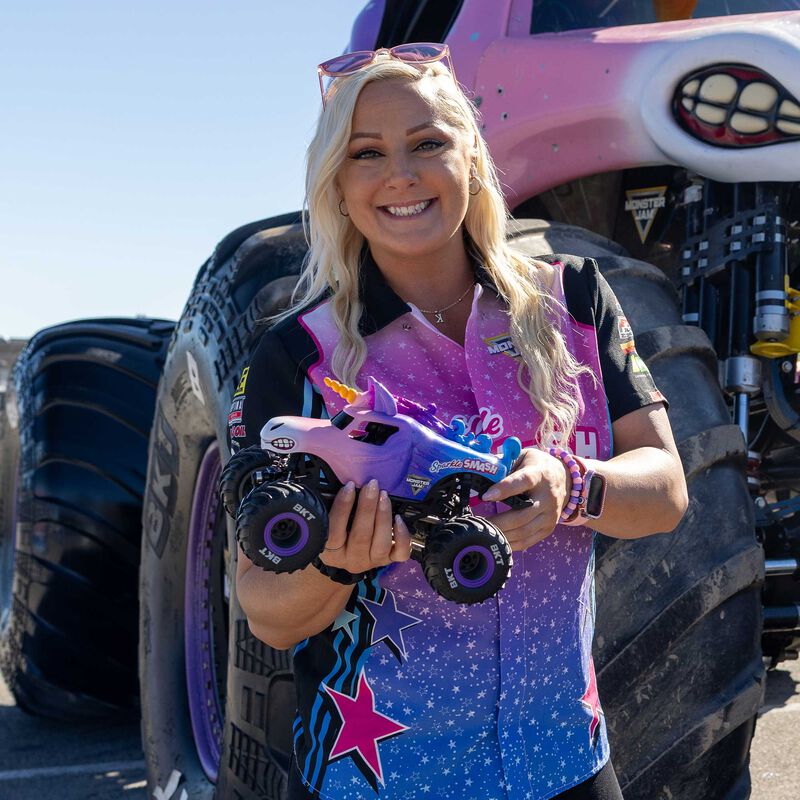 [���ܼ�] LOS01026T5 [TEAM LOSI] 1/18 Losi Mini LMT Sparkle Smash Solid Axle Monster Truck RTR (������,���͸� �� USB������ ����)