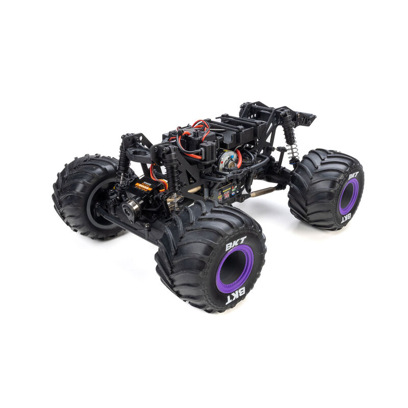 [���ܼ�] LOS01026T5 [TEAM LOSI] 1/18 Losi Mini LMT Sparkle Smash Solid Axle Monster Truck RTR (������,���͸� �� USB������ ����)