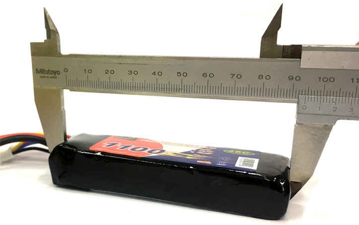 [ܼ] 1100mAh_11.1V_40C EC [EP Power] 11.1V 1100mAh 40C  Ƭ ͸ (EC3 )