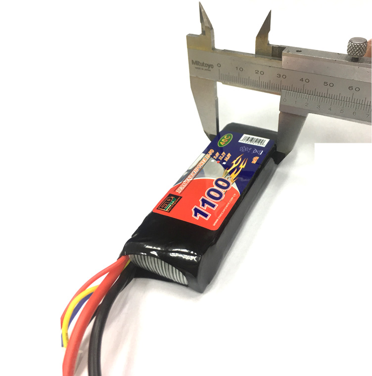 [ܼ] 1100mAh_11.1V_40C EC [EP Power] 11.1V 1100mAh 40C  Ƭ ͸ (EC3 )