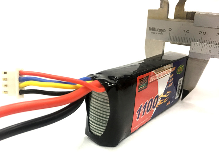 [ܼ] 1100mAh_11.1V_40C EC [EP Power] 11.1V 1100mAh 40C  Ƭ ͸ (EC3 )